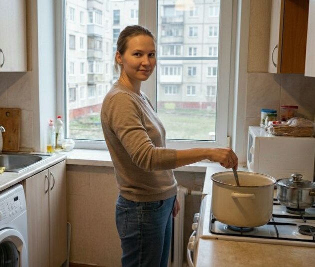 Фото до замены фона нейросетью